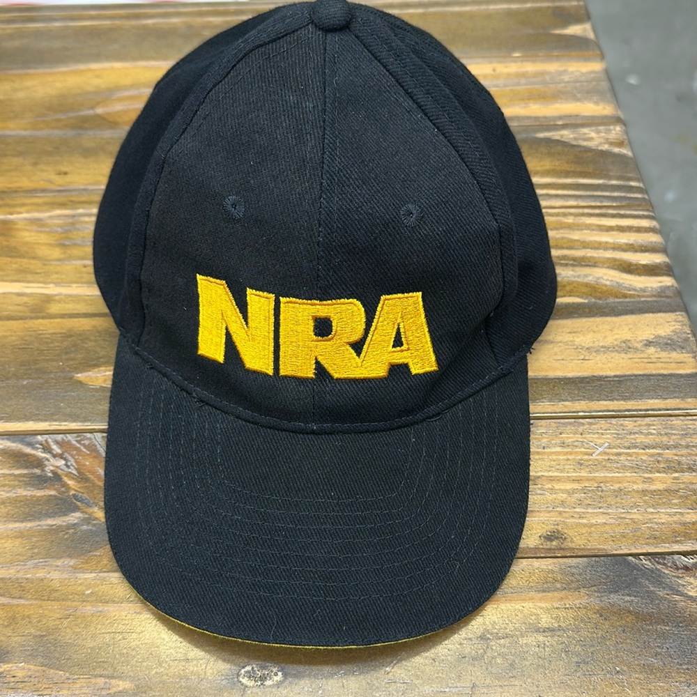 NRA Embroidered USA Flag On Back Cotton Trucker Baseball Hat Cap One Size